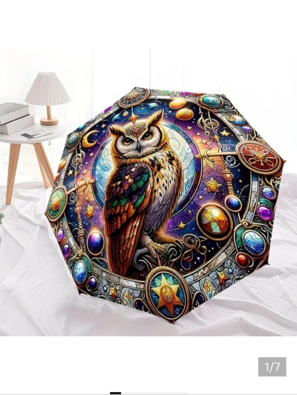 🆕️☔️🦉 MAJESTIC OWL COMPACT UMBRELLA🦉☔️